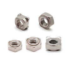 Wholesale High Strength Non-Standard 304 /316 stainless steel carbon steel M5-M20 round Spot welding nuts m15